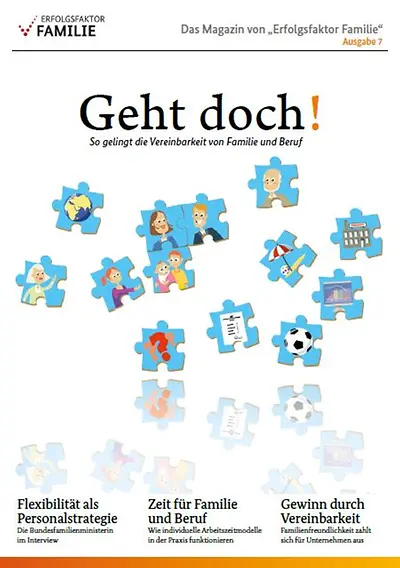 Titelseite Magazin Erfolgsfaktor Familie - Ausgabe 7