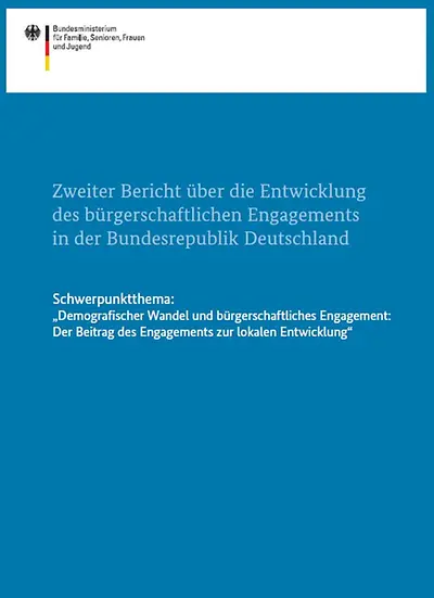 Titelseite Zweiter Engagementbericht - Bundestagsdrucksache