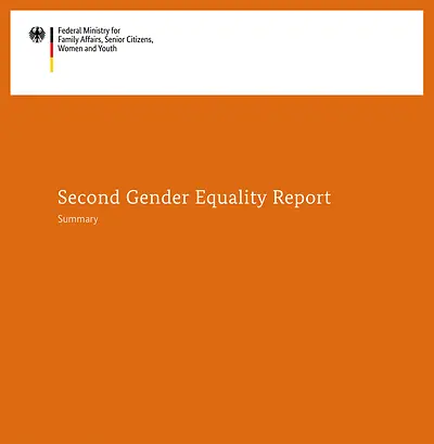 Titelseite der Broschüre "Second Gender Equality Report"