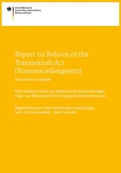 Titeleite Report on Reform - IMAG, Band 7a