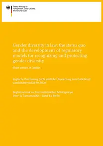 Titelseite Gender diversity - IMAG, Band 8a