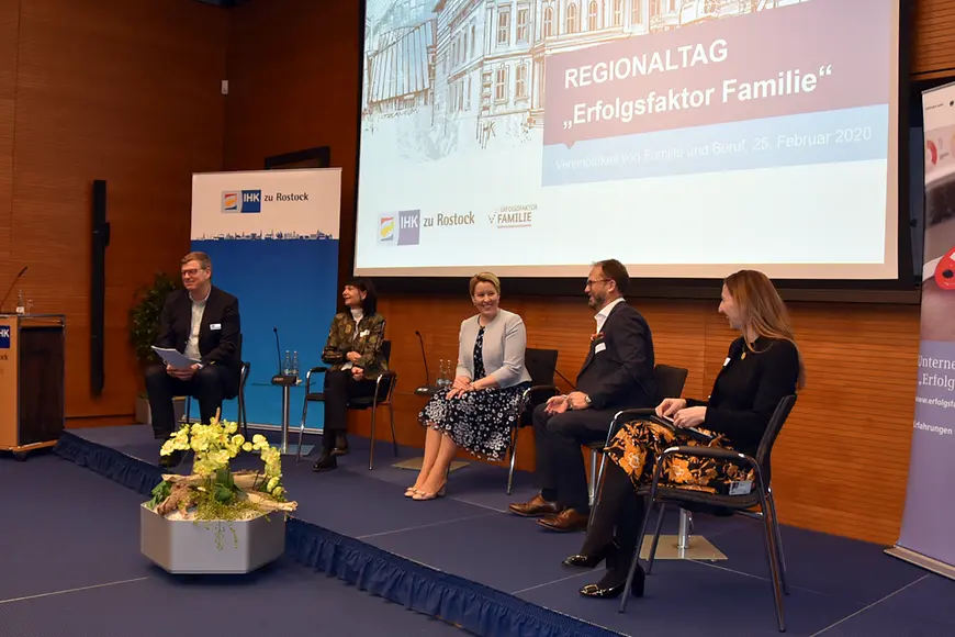 Eine Podiumsdiskussion. 