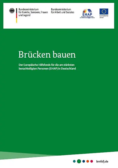 Titelseite Broschüre "Brücken bauen" 