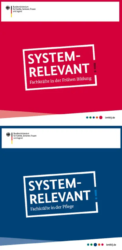 Titelseiten der Wende-Broschüre "System-Relevant"