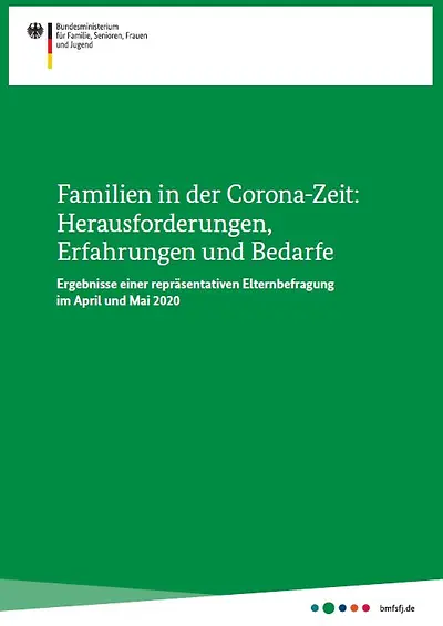 Titelseite: Familien in der Corona-Zeit