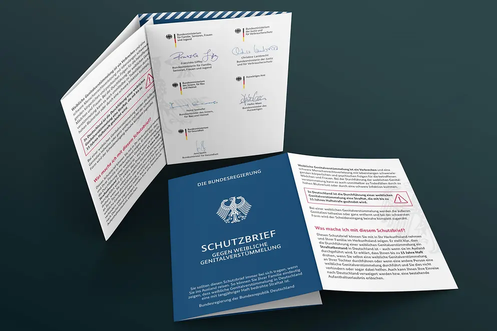 Schutzbrief gegen weibliche Genitalverstümmelung