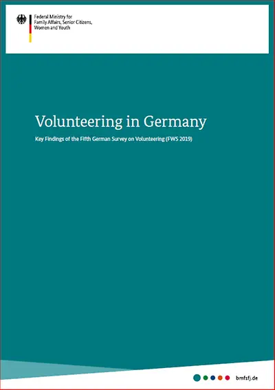 Titelseite Volunteering in Germany 