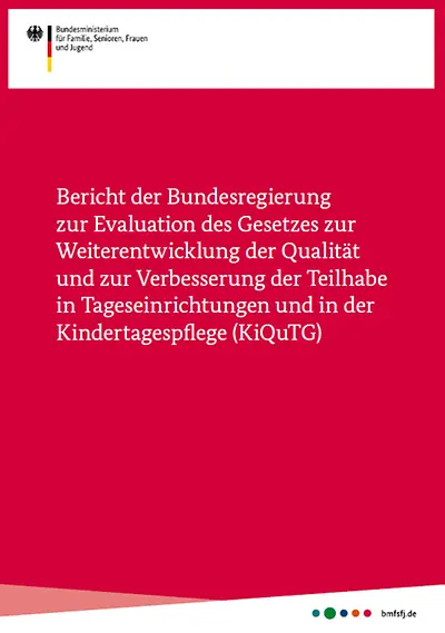 Titelseite des Berichts