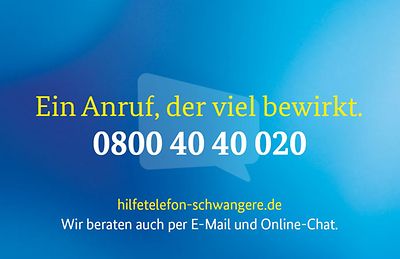 Visitenkarte "Ein Anruf, der viel bewirkt."