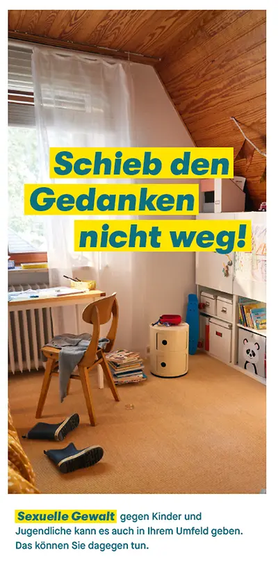 Schieb den Gedanken nicht weg!