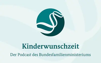 Ansicht der Infokarte Kinderwunschzeit - Der Podcast des Bundesfamilienministeriums