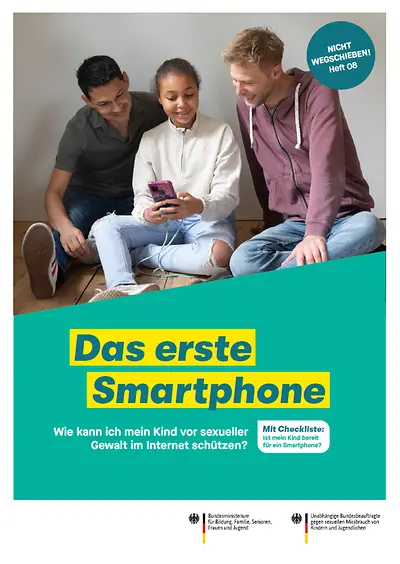Titelseite der Broschüre "Das erste Smartphone"