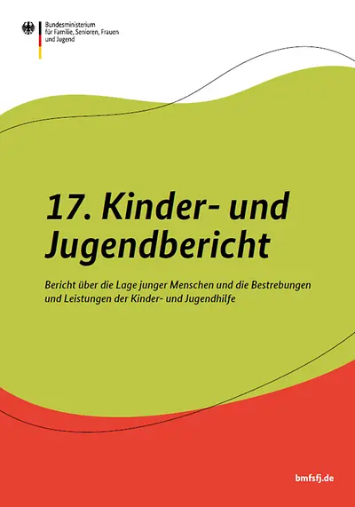 Titelseite vom 17. Kinder- und Jugendbericht