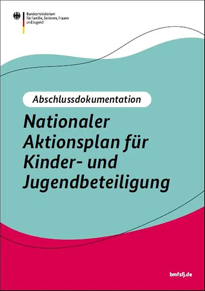 Titelseite "Nationaler Aktionsplan für Kinder- und Jugendbeteiligung