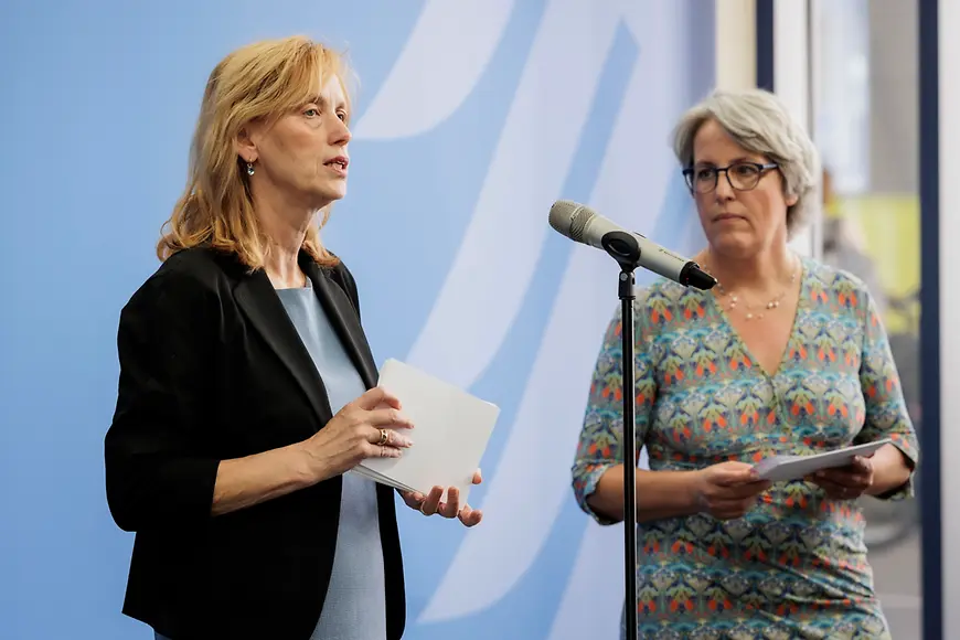 Karin Prien mit Kerstin Claus 