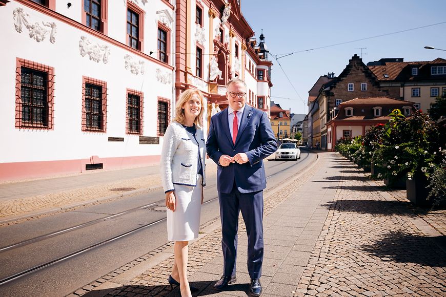 Karin Prien und Mario Voigt