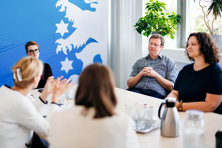 Karin Prien beim Bündnis für Demokratie und Weltoffenheit