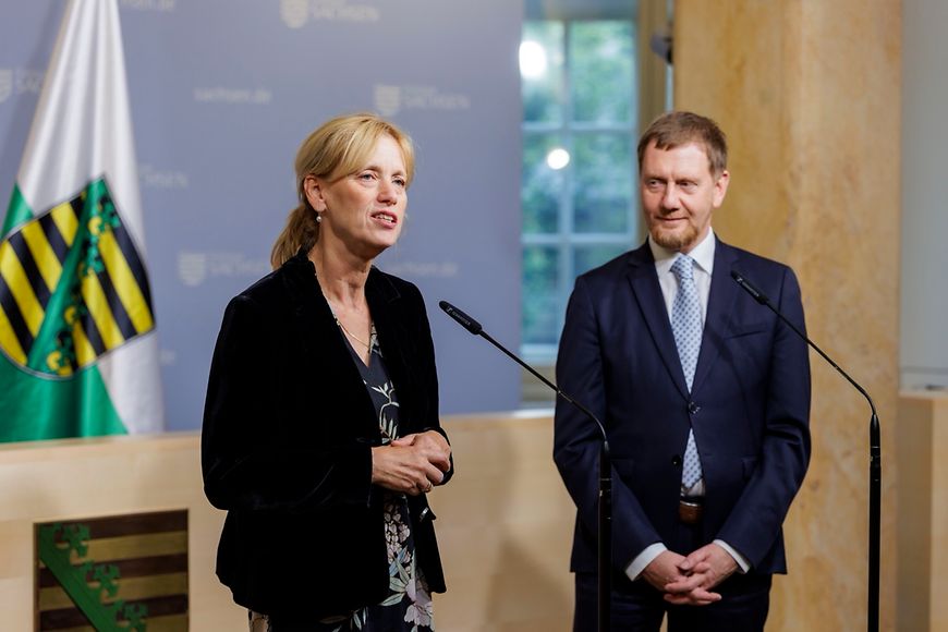 Karin Prien und Michael Kretschmer