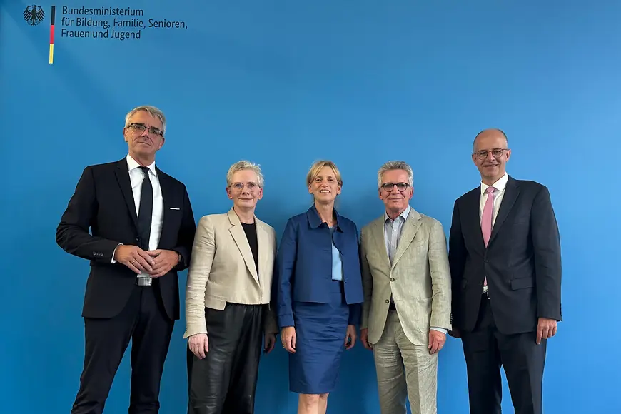 Karin Prien und Dr. Thomas de Maizière im Gespräch