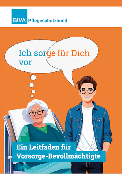 Titelseite: BIVA-Pflegeschutzbund - Ich sorge für Dich vor