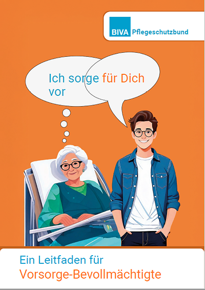 Titelseite: BIVA-Pflegeschutzbund - Ich sorge für Dich vor