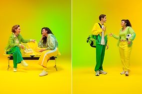 Collage aus drei Bildern mit jeweils zwei Menschen im Gespräch