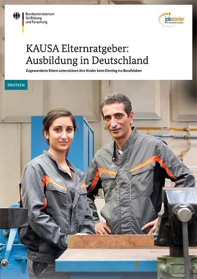 Cover der Broschüre KAUSA Elternratgeber