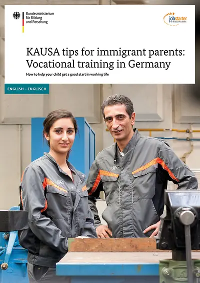 Cover der Broschüre KAUSA Elternratgeber