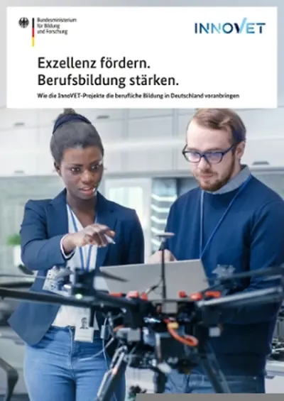Cover der Broschüre "Exzellenz fördern. Berufsbildung stärken."