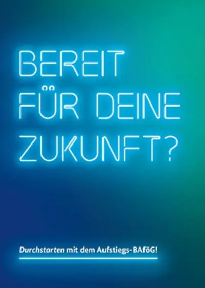 Coverbild Postkarte Aufstiegs-BAföG