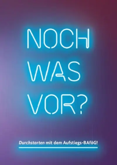 Coverbild Postkarte Aufstiegs-BAföG