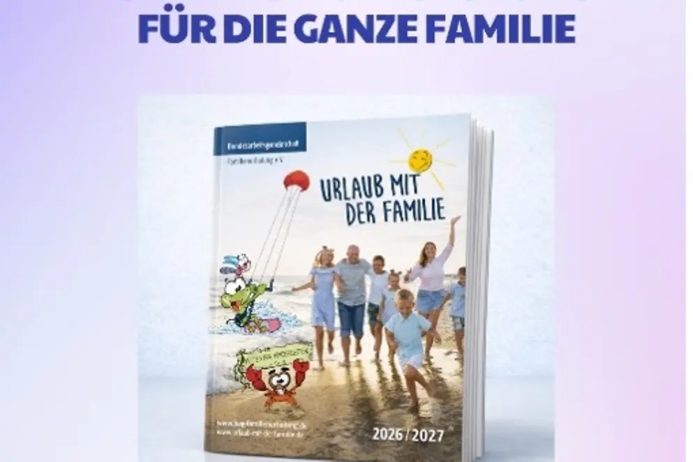 Kachel des Katalogs "Urlaub mit der Familie 2026/2027"