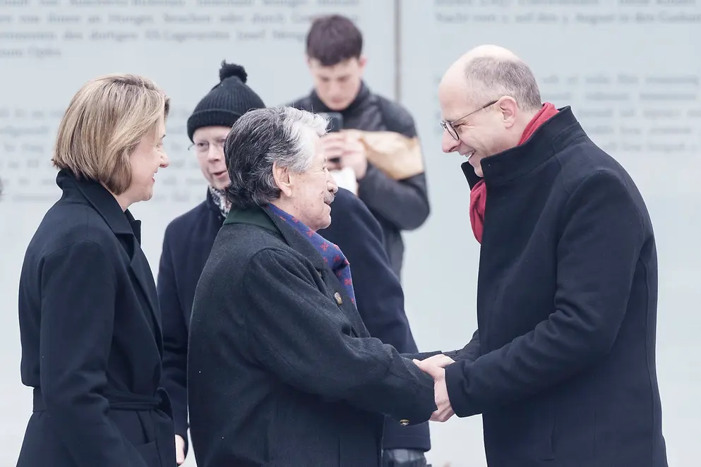 Michael Brand mit Dieter Flack