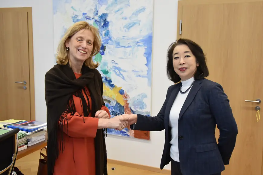 Karin Prien und Mitsuko Shino