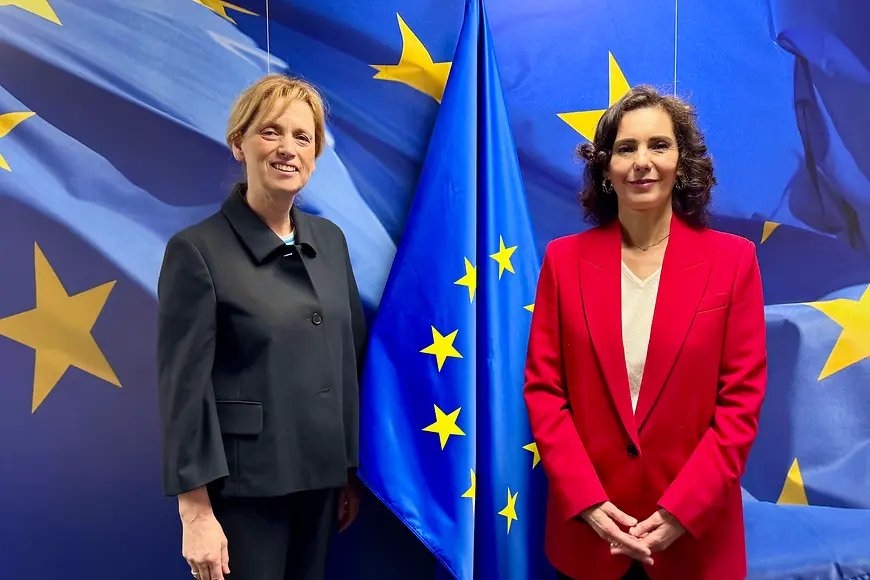 Karin Prien und Hadja Lahbib