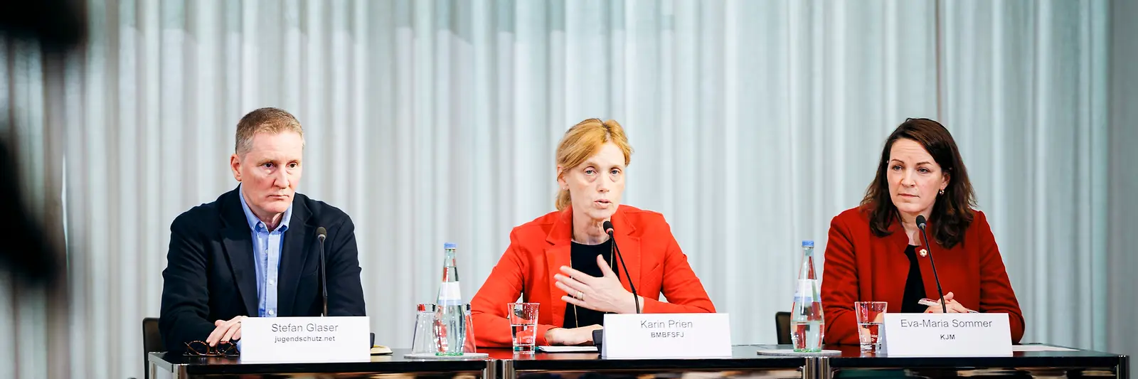 Karin Prien, Stefan Glaser und Eva-Maria Sommer