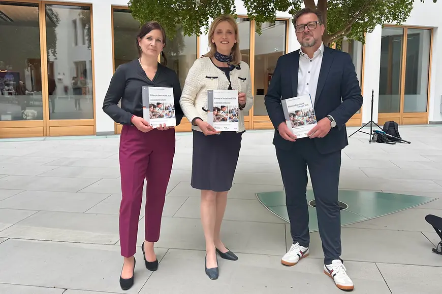 Karin Prien, Katharina Günther-Wünsch und Kai Maaz