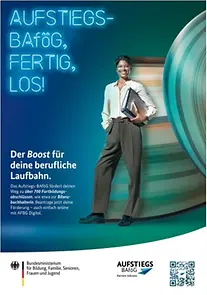 Plakat A1 Aufstiegs-BAföG 2026 Motiv: Bilanzbuchhalterin 