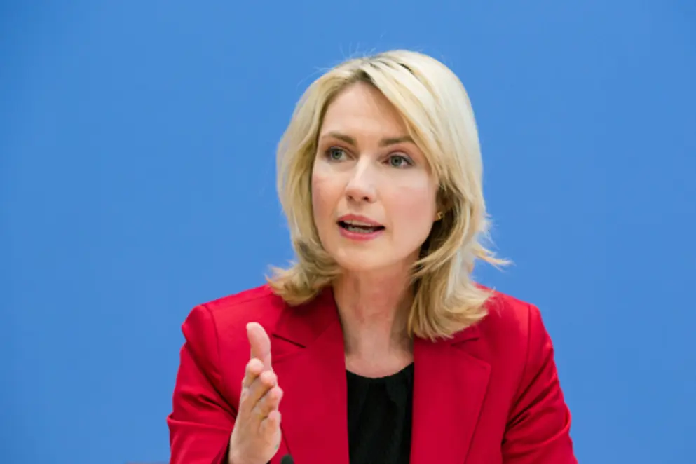 Manuela Schwesig im Gespräch
