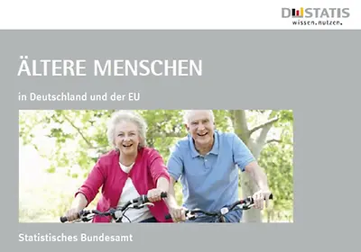 Cover der Broschüre "Ältere Menschen in Deutschland und der EU"