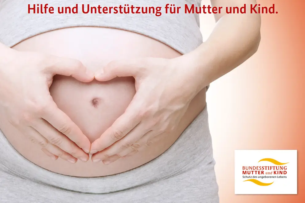 Postkarte Bundesstiftung Mutter und Kind