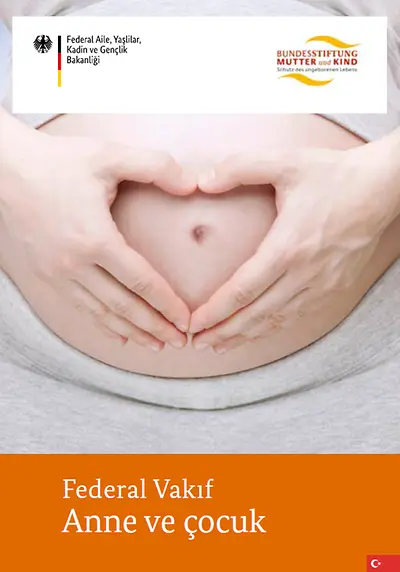 Deckblatt Infoblatt Mutter und Kind - türkisch