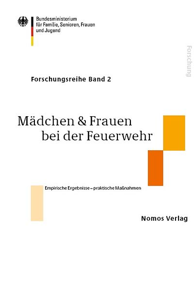 Cover der Broschüre Mädchen und Frauen bei der Feuerwehr