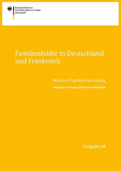 Cover der Broschüre "Familienbilder in Deutschland und Frankreich"