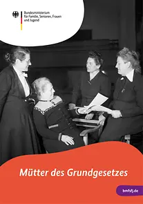 Titelseite der Broschüre "Mütter des Grundgesetzes"