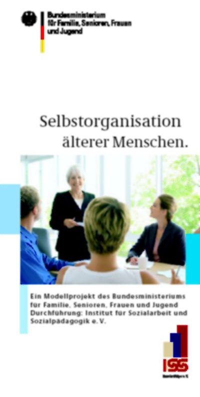 Deckblatt des Flyers "Selbstorganisation älterer Menschen"